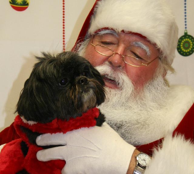 Bella and Santa